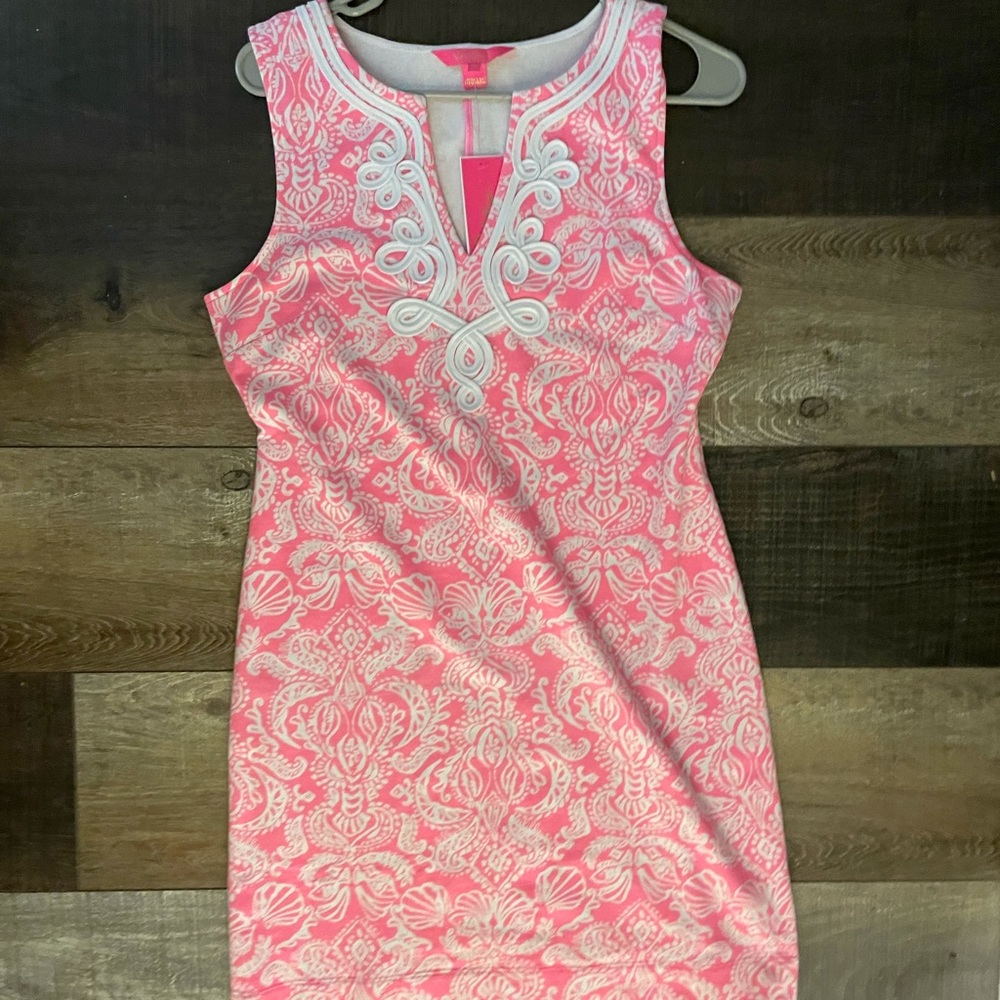 NWT Lilly Pulitzer Harper Shift Dress Pink Size M Medium
